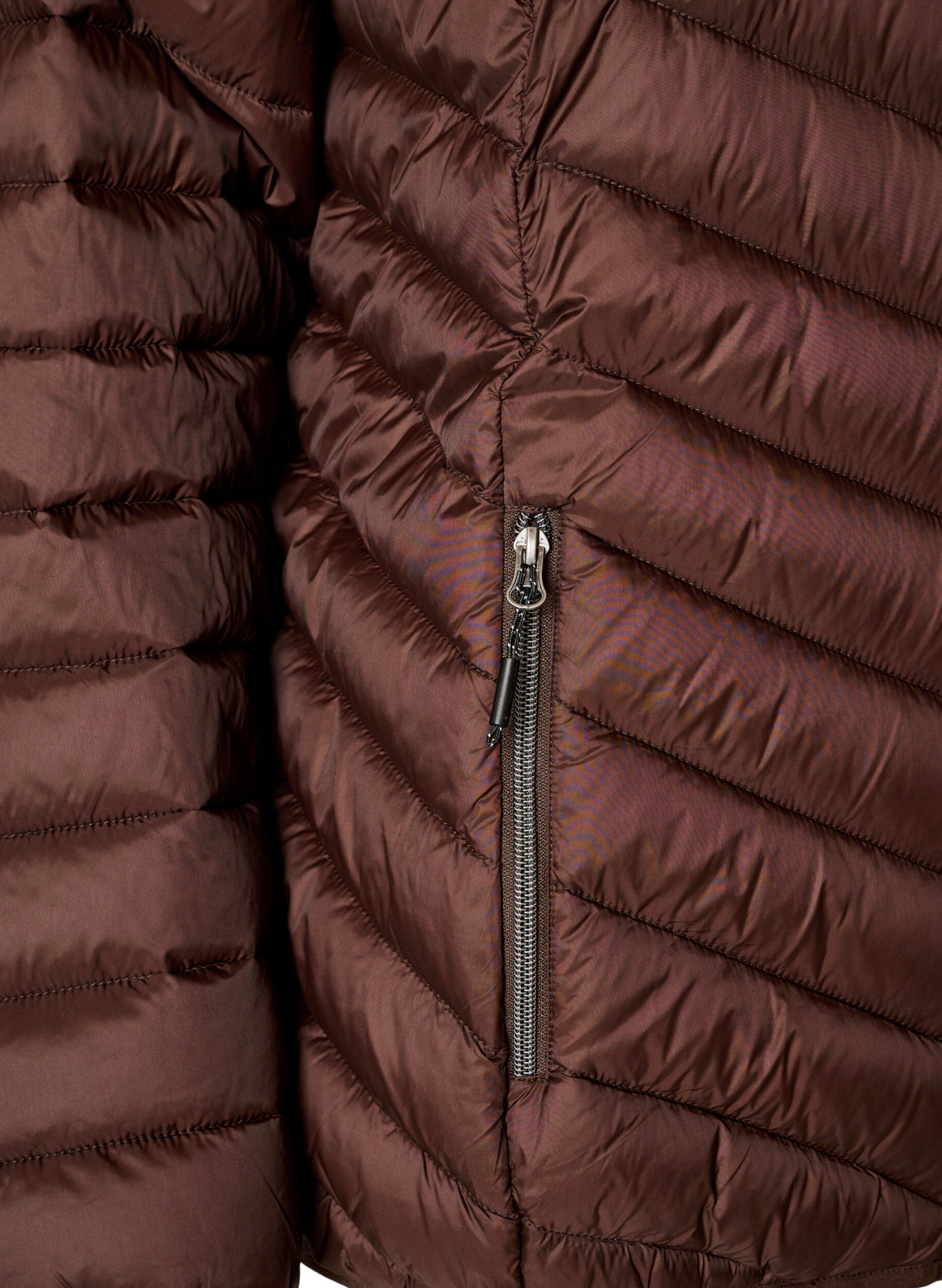 ZizziLeichte Kapuzenjacke, Braun, Packshot image number 3