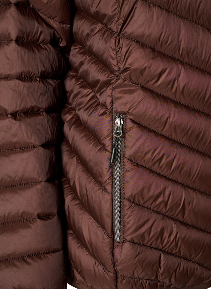 Leichte Kapuzenjacke, Braun, Packshot image number 3