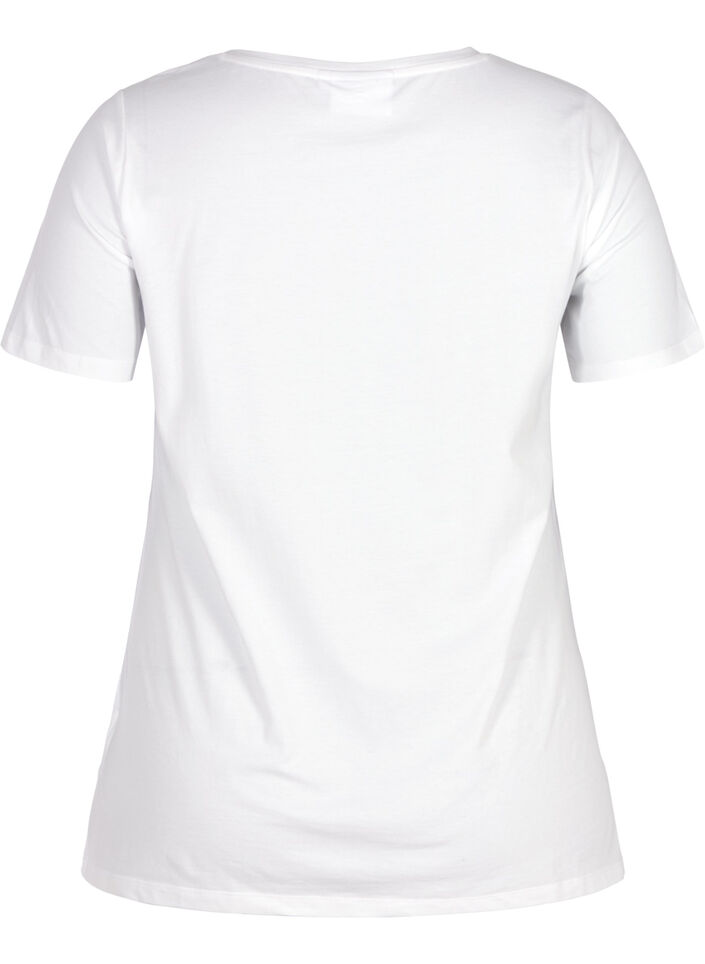 Basic T-Shirt, Weiß, Packshot image number 1