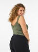 Top aus Viskose mit Spitze, Gr&uuml;n, Model image number 2