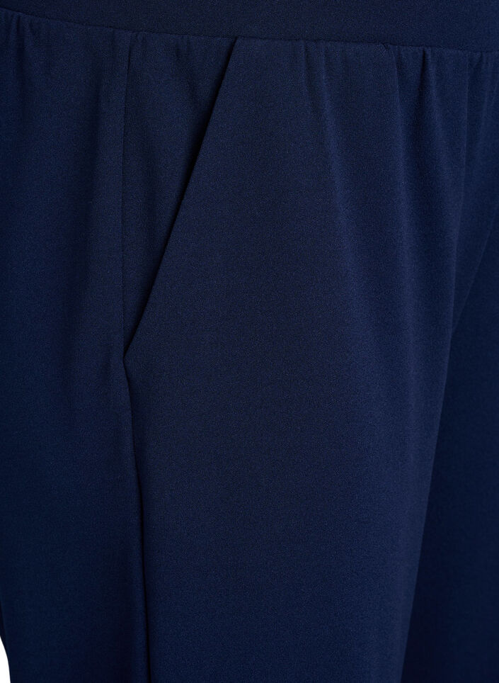 FLASH - Hochtaillierte Knickerbocker mit lockerem Schnitt, Blau, Packshot image number 2