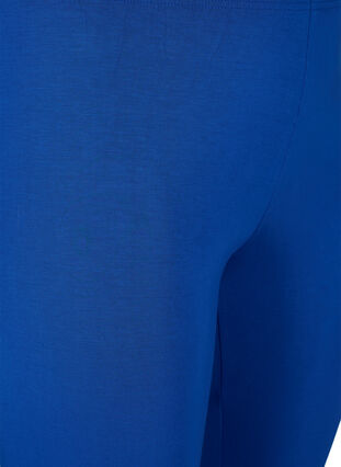 Basic 3/4-Leggings aus Viskose, Monaco Blue, Packshot image number 2