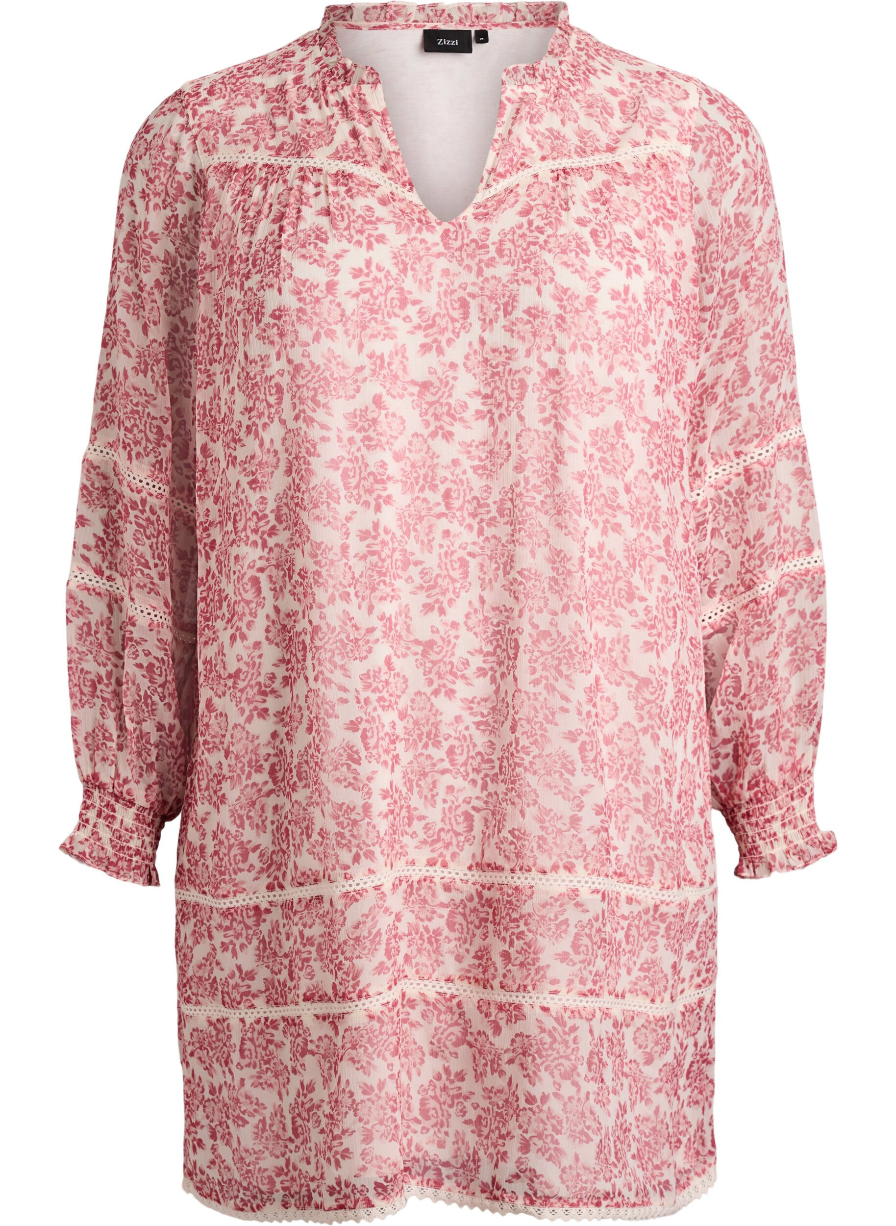 Kurzes Chiffonkleid mit H&auml;kel&shy;details