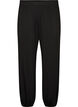 Lockere Pyjamahose aus Viskose mit elastischem Bund, Schwarz, Packshot image number 0