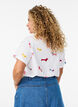 T-Shirt aus Baumwolle mit Hunde-Print, Wei&szlig;, Model image number 2