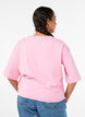 Boxy T-Shirt aus Bio-Baumwolle., Pink, Model image number 2