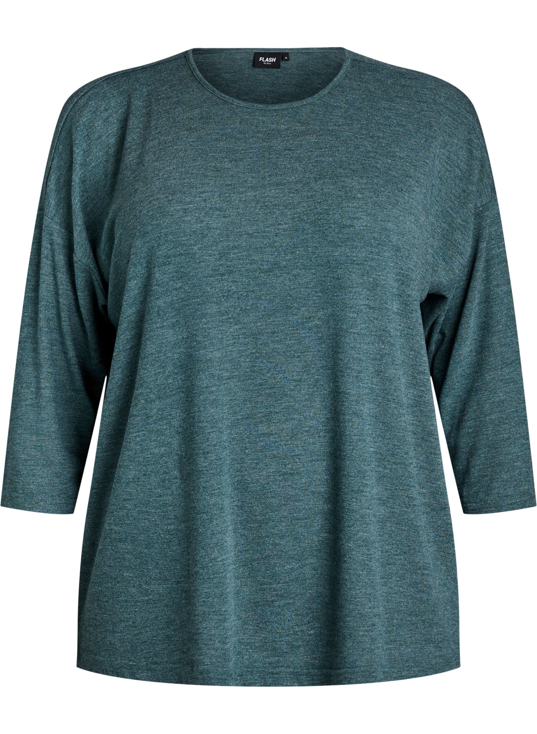 FLASH - Bluse aus Jersey mit 3/4-&Auml;rmeln 