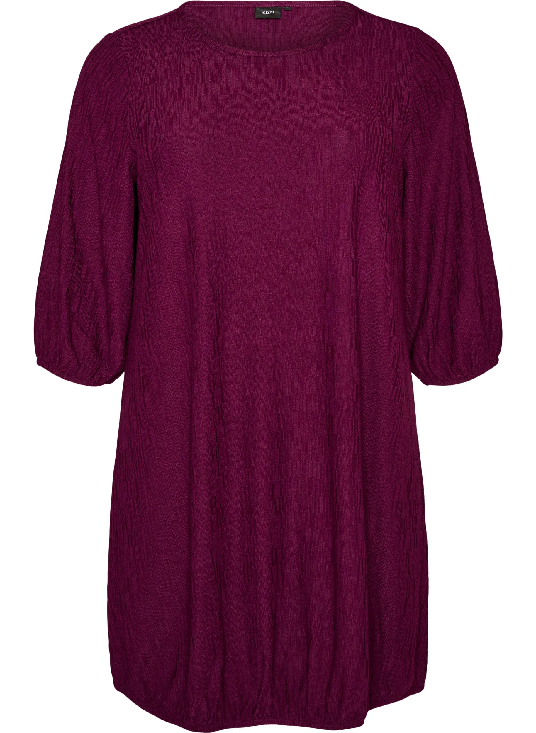 Kleid in Ballonform mit Struktur