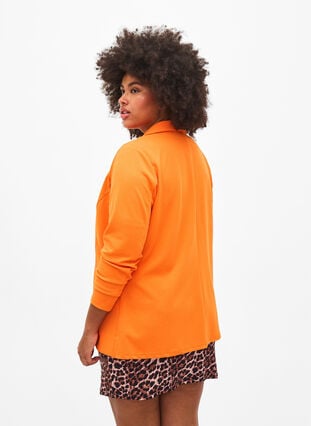 Blazer mit Taschen, Vibrant Orange, Model image number 1