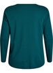 Nachtshirt aus Baumwolle mit Print auf der Vorderseite, T&uuml;rkis, Packshot image number 1