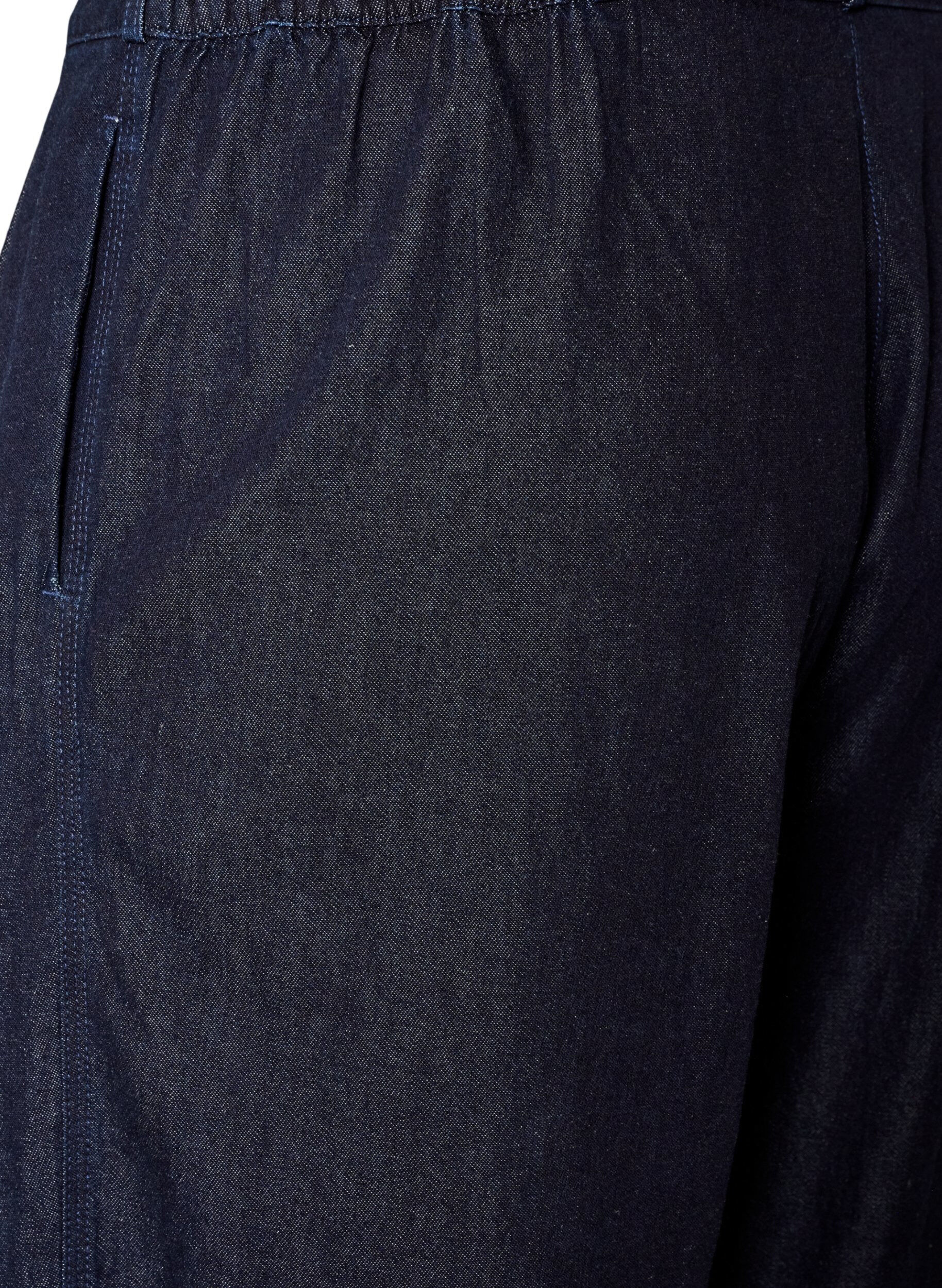 ZizziBalloon Jeans mit hoher Taille, Blau, Packshot image number 3