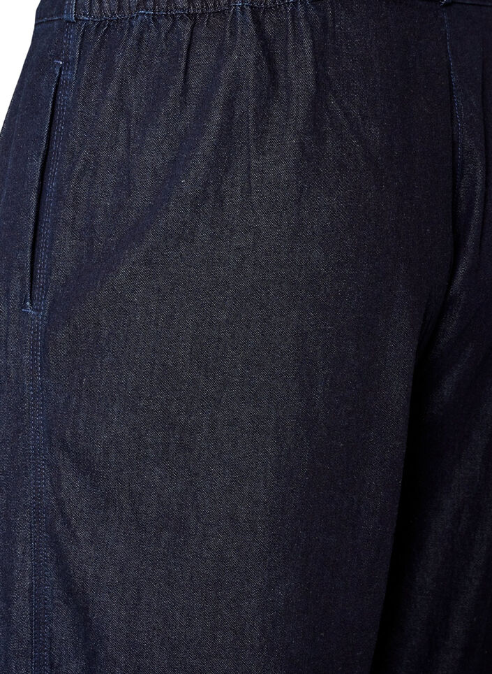 Balloon Jeans mit hoher Taille, Blau, Packshot image number 3