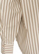 Gestreiftes Hemd mit abnehmbarer Schluppe, Beige, Packshot image number 3