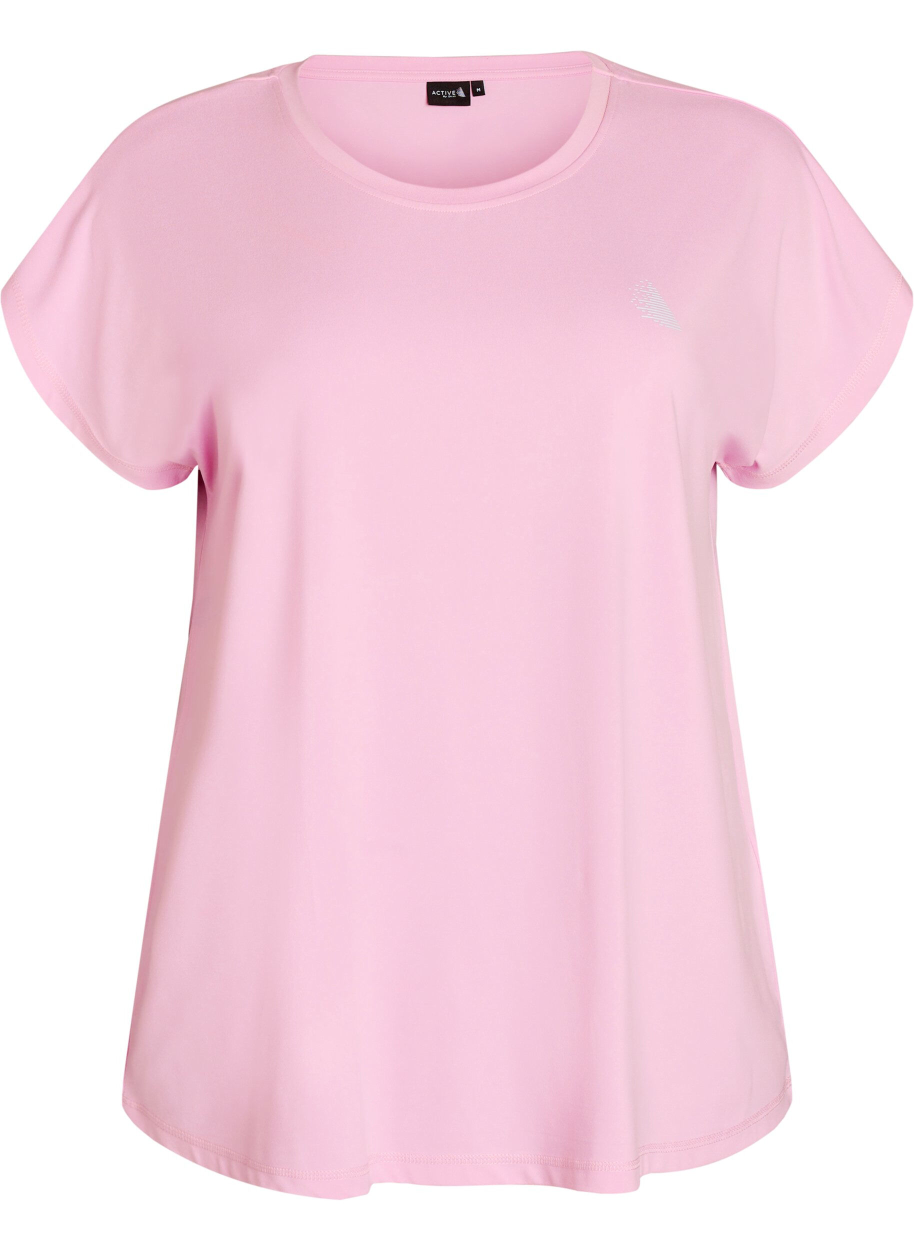 Einfarbiges Trainings-T-Shirt