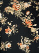Kurzes Baumwollkleid mit Gummisaum und langen &Auml;rmeln, Schwarz, Packshot image number 2