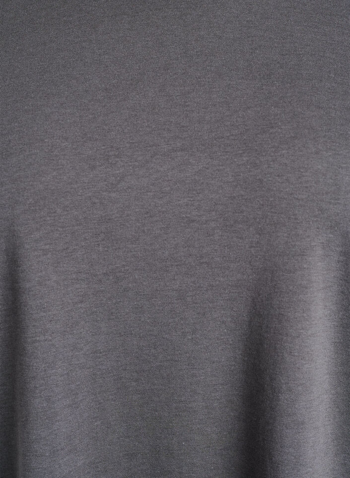 Kurz&auml;rmeliges T-Shirt aus Baumwollmischgewebe, Grau, Packshot image number 2