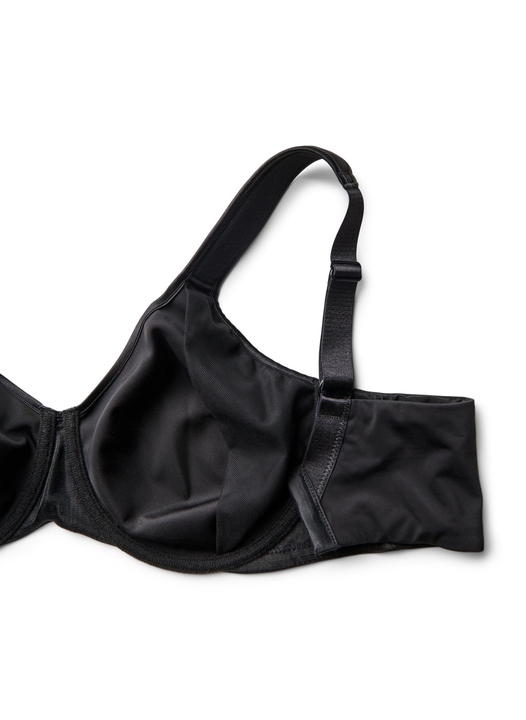 ZizziMinimizer-BH mit gepolsterten Tr&auml;gern, Schwarz, Packshot image number 3