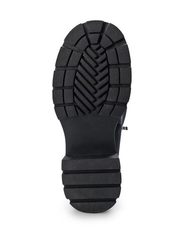 Lange breite Passform Stiefel mit Stretch, Black, Packshot image number 2