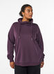 Sweatshirt mit Stehkragen und Taschen, Lila, Model image number 0