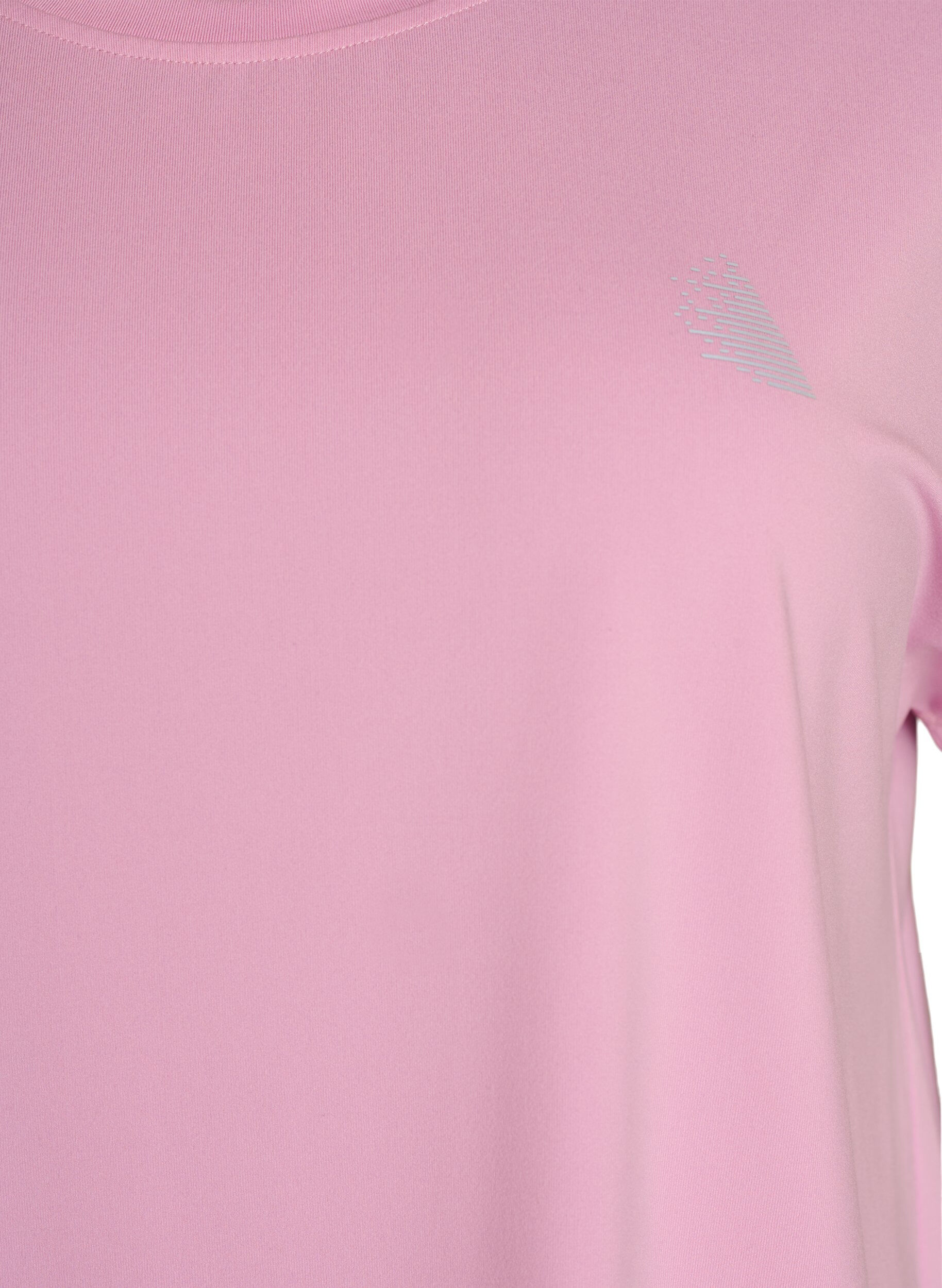 Zizzi Einfarbiges Trainings-T-Shirt, Pink, Packshot image number 2