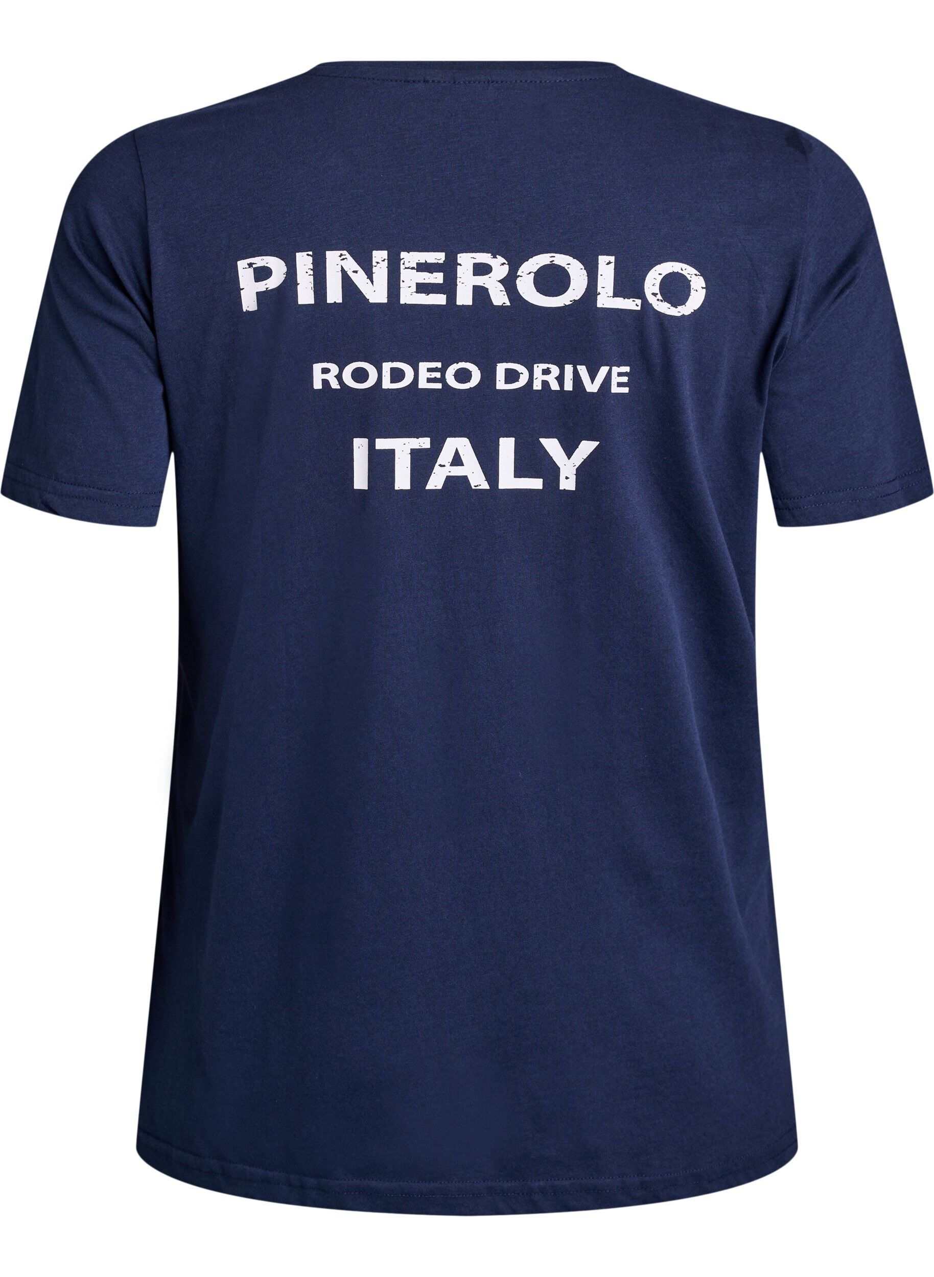 Zizzi T-Shirt mit Print, Blau, Packshot image number 1