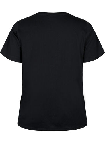 T-Shirt aus Bio-Baumwolle mit Druck, Black W. Be G. Foil, Packshot image number 1