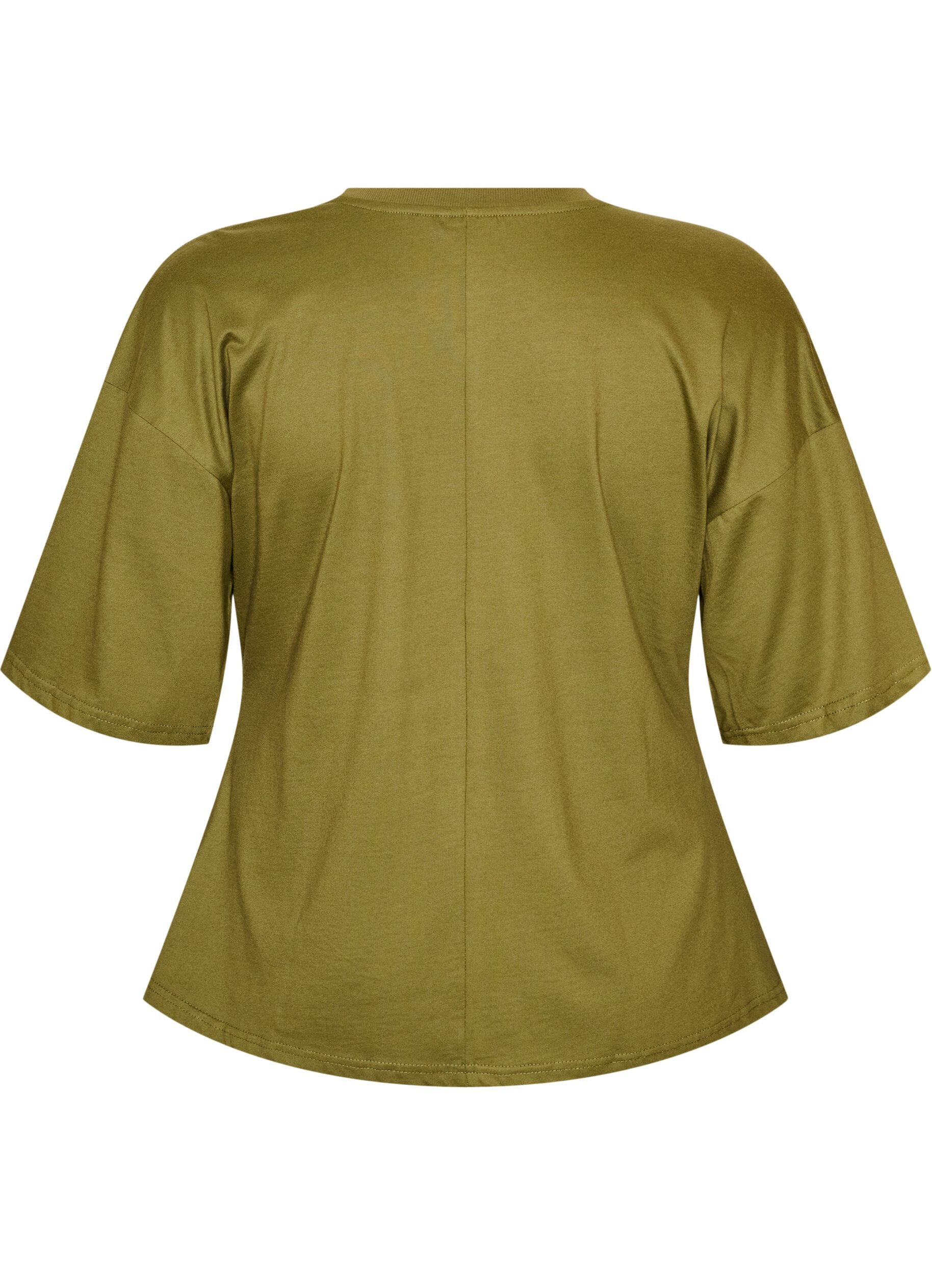 ZizziT-Shirt mit drapiertem Detail, Gr&uuml;n, Packshot image number 1