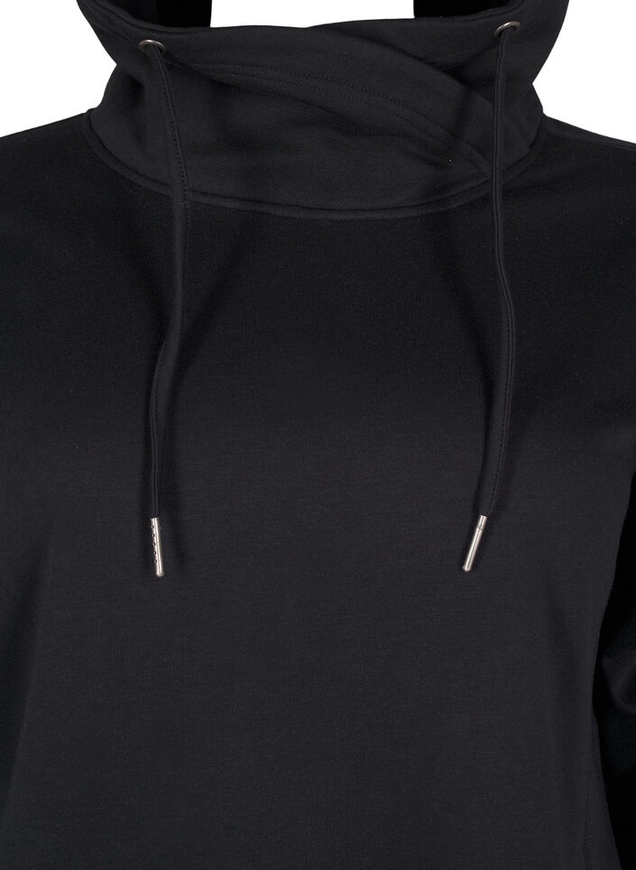 FLASH - Sweatshirt mit Stehkragen, Black, Packshot image number 2