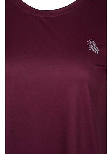 Einfarbiges Trainings-T-Shirt, Fig, Packshot image number 2