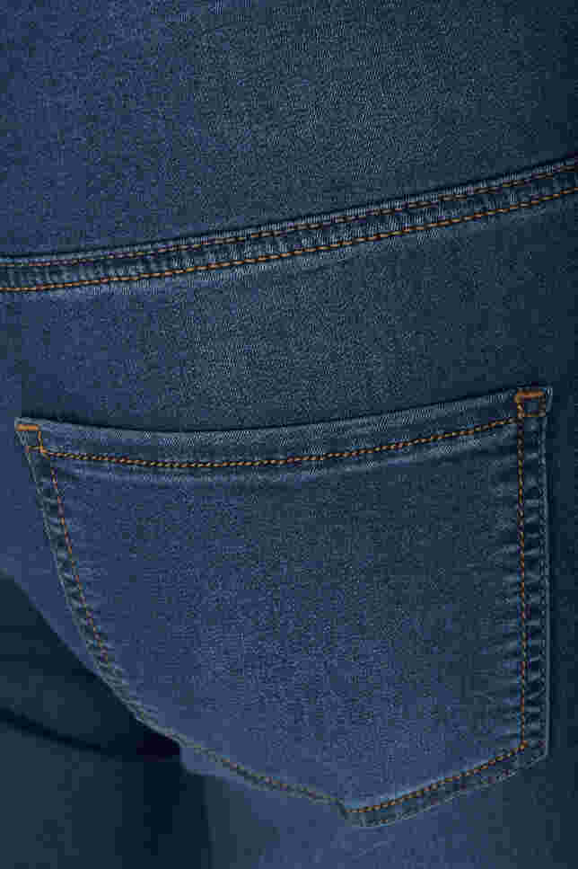 Extra Slim Nille Jeans mit hoher Taille, Blue d. washed, Packshot image number 3