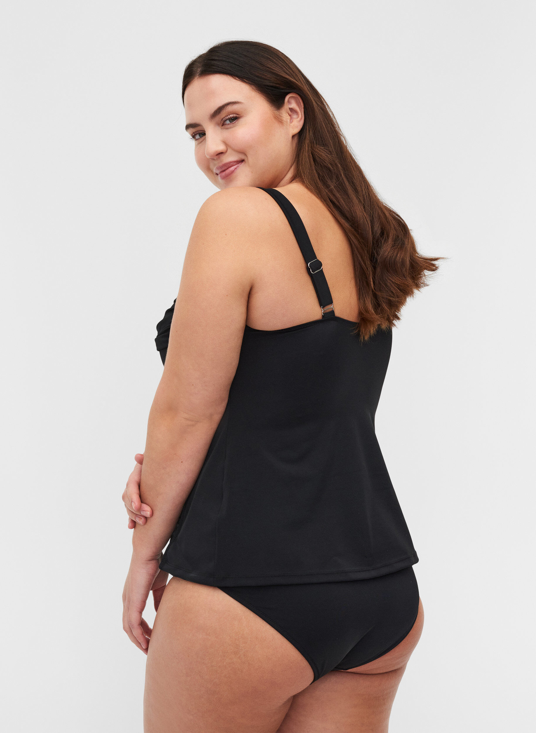 Zizzi Tankini , Schwarz, Model image number 2