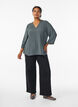 Bluse mit 3/4-&Auml;rmeln, Gr&uuml;n, Model image number 1