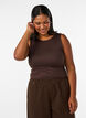 Eng anliegendes Basic-Top mit Wendefunktion, Braun, Model image number 3
