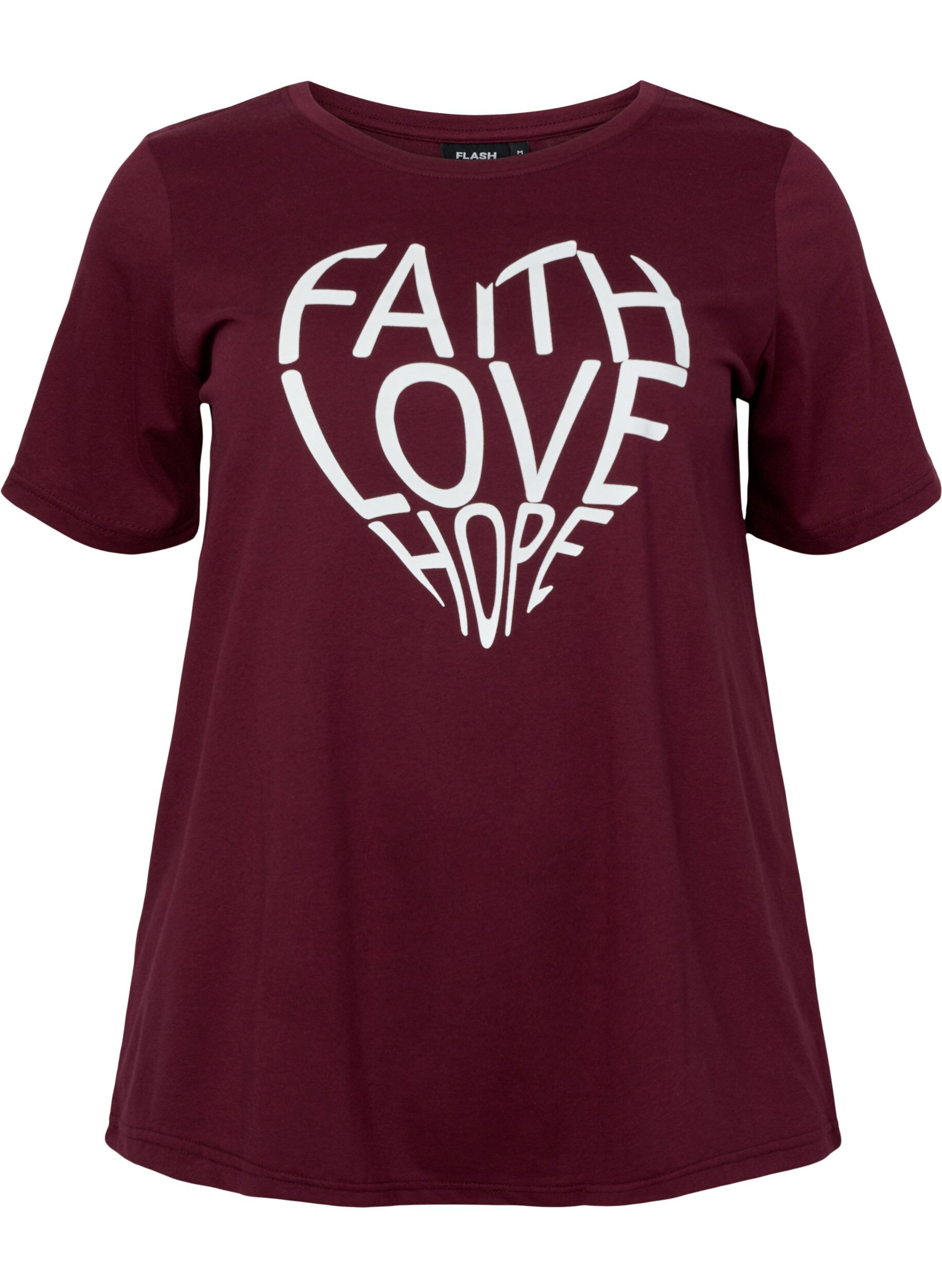 Zizzi FLASH - 2er-Pack T-Shirt mit Motiv, Black/Port Royale , Packshot image number 3