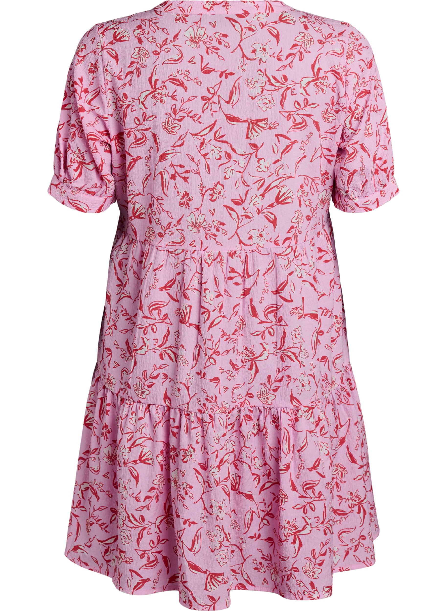ZizziKurzes A-Linien-Kleid, Lila, Packshot image number 1