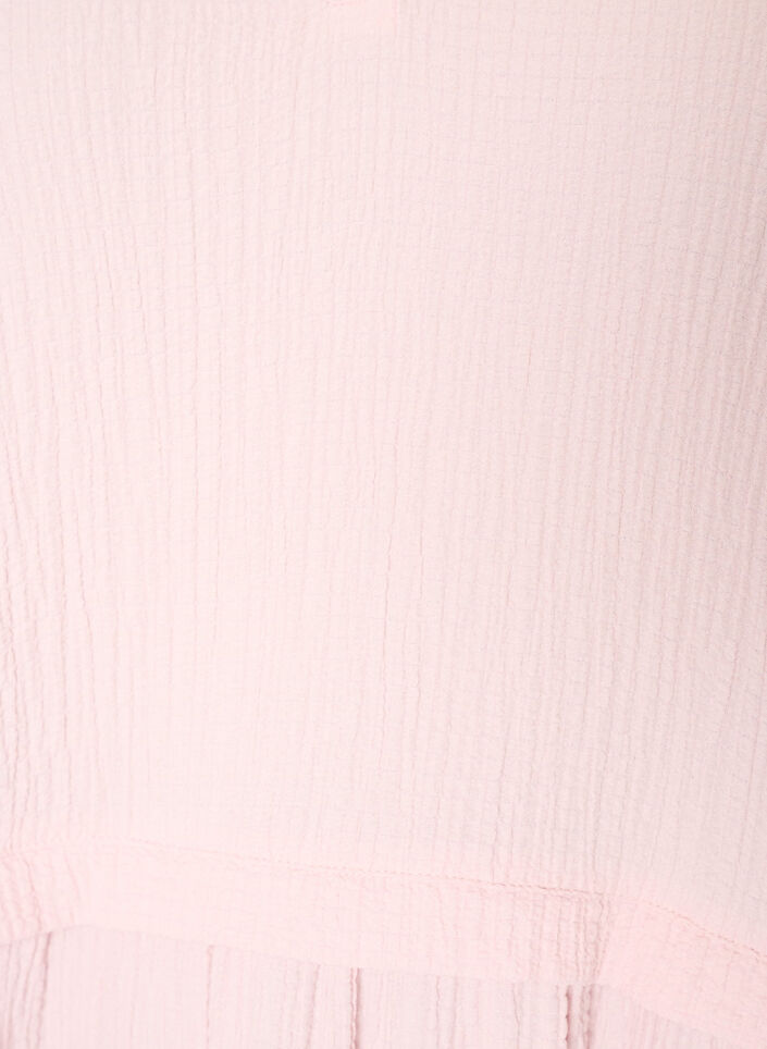 Tunika mit Crinkle-Struktur und 1/2-&Auml;rmeln, Pink, Packshot image number 2