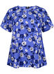 FLASH – Kurzärmelige Bluse mit Print, Amparo Blue Flower, Packshot image number 0