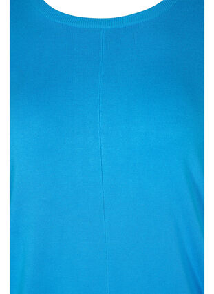 Strick-Tunika aus Viskosemischung, Malibu Blue, Packshot image number 2