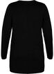 Lange Strickjacke aus einer Viskosemischung, Schwarz, Packshot image number 1
