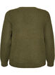 Strickbluse mit strukturiertem Lochmuster, Gr&uuml;n, Packshot image number 1