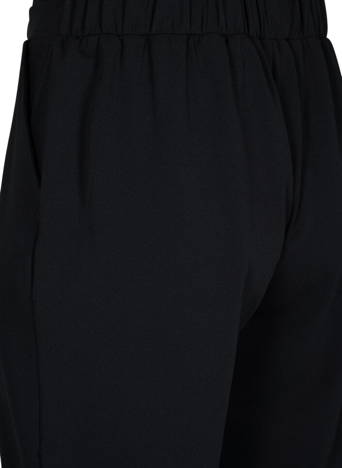 7/8 Hose mit lockerer Passform, Schwarz, Packshot image number 3