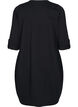 Baumwollkleid mit Ballon-Passform, Schwarz, Packshot image number 1