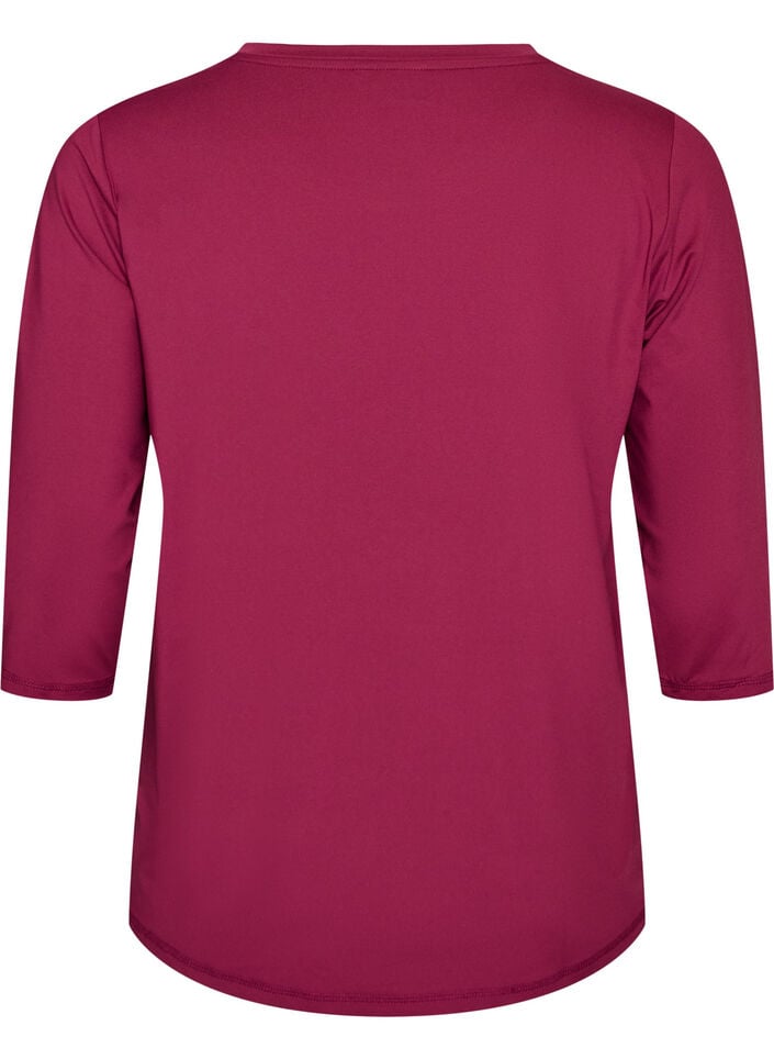 Trainingsshirt mit 3/4-&Auml;rmeln, Pink, Packshot image number 1