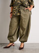 Ballonhose mit Taschen und elastischem Bund, Gr&uuml;n, Model image number 2