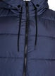 Langer Weste mit Kapuze und Taschen, Blau, Packshot image number 2