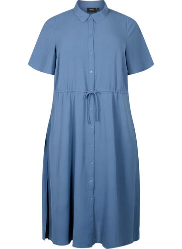 Kurzärmeliges Shirt-Kleid, Vintage Indigo, Packshot image number 0