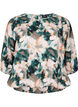 Gesmokte Bluse aus Viskose mit Print, Duck Gr. Forest AOP, Packshot image number 0