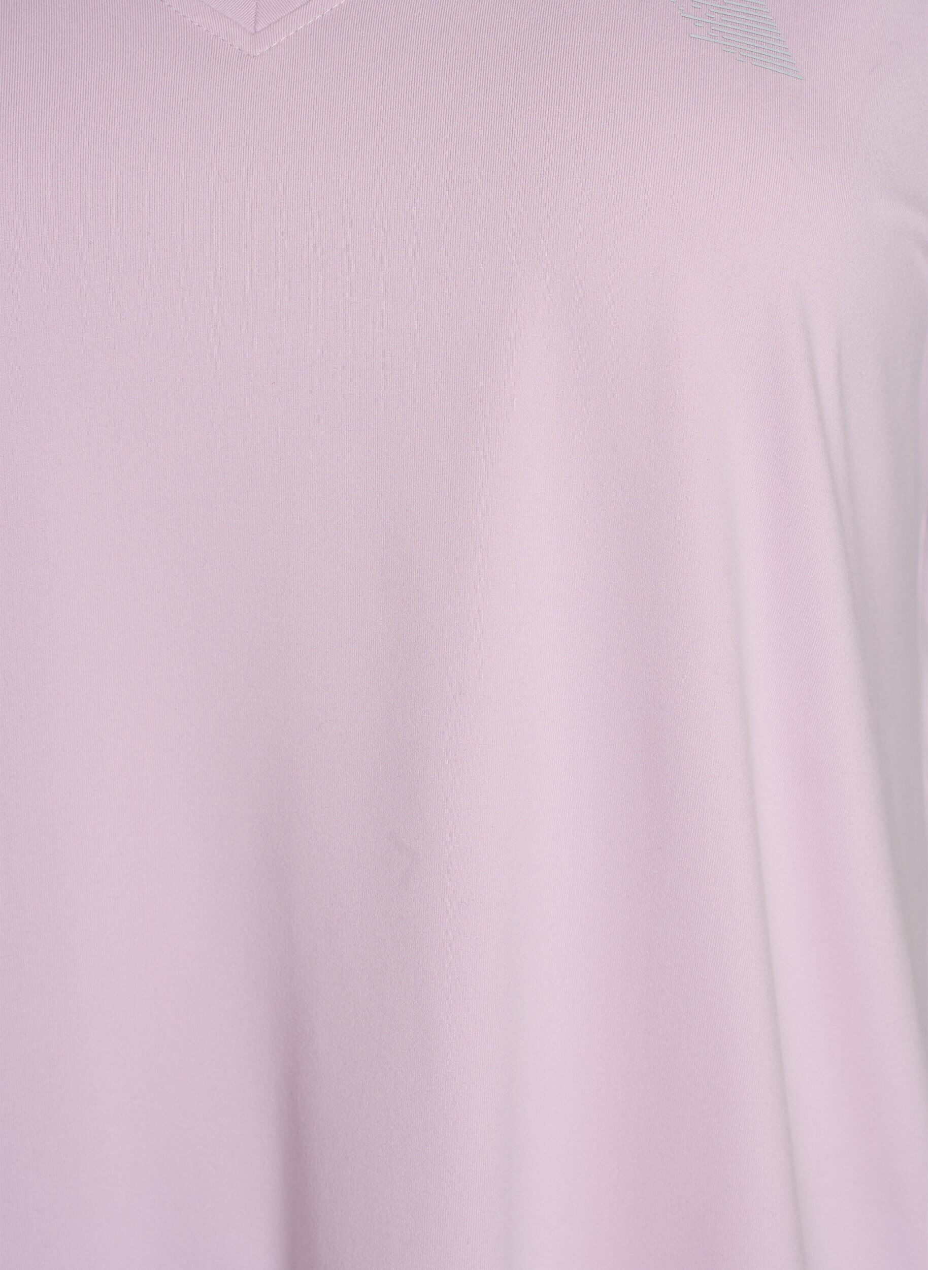 ZizziLockeres Trainings-T-Shirt mit V-Ausschnitt, lila, Packshot image number 2