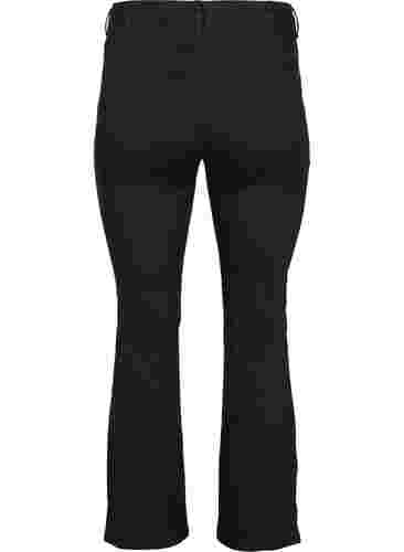 Ellen Bootcut Jeans mit hoher Taille, Black, Packshot image number 1