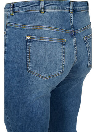 Super schmale Amy Jeans aus einem Baumwollmix, Blue denim, Packshot image number 3